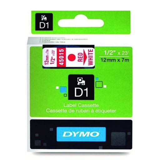 [220297] CINTA DYMO 12x7 RJ/BL.
