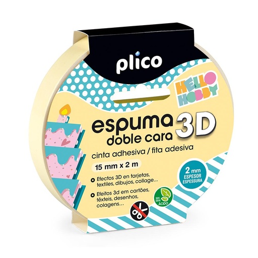 [926736] CINTA ESPUMA DOBLE CARA 2MX15MM