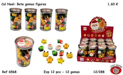 [752236] COL.NOEL BOTE GOMAS FIGURAS 6568