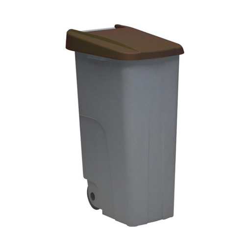 [749779] CONTENEDOR RECICLAJE 110L MARRON