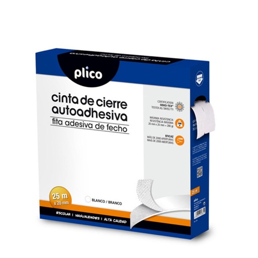 [068876] CREMA.TEXTIL AUTOAD.25M BLANCO