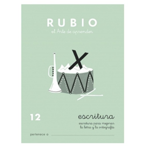 [630338] CUADERNO RUBIO ESCRITURA 12