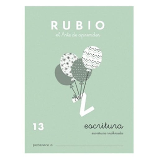 [630339] CUADERNO RUBIO ESCRITURA 13