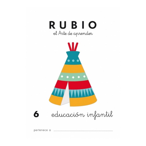 [630345] CUADERNO RUBIO PREESCOLAR 6