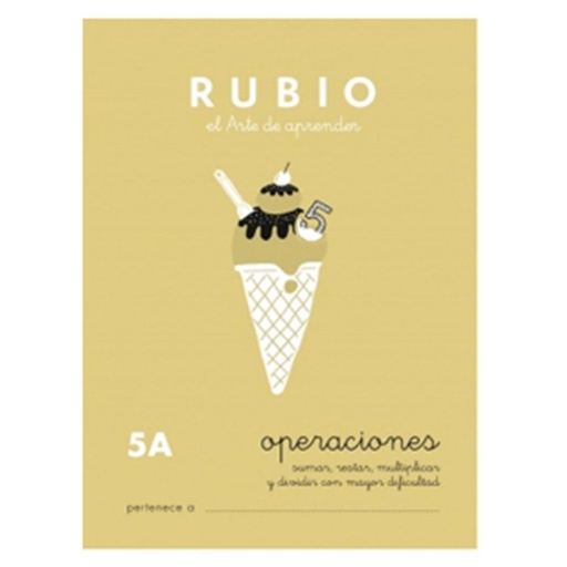[630300] CUADERNO RUBIO PROBLEMAS 5-A