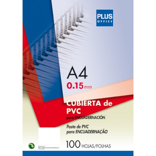 [220140] CUBIERTA A4 PVC 0,15 TRANS 100
