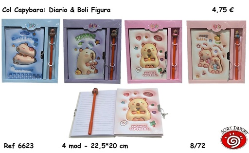 [000205] DIARIO&BOLIGRAFO FIGURA 6623
