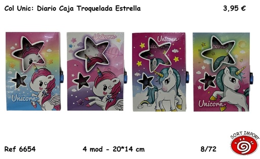 [000279] DIARIO CAJA TROQUELADA 6654
