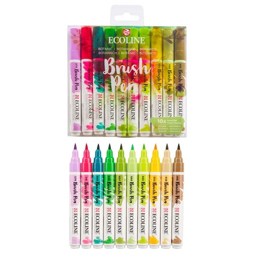 [600440] ECOLINE BRUSHPEN X10 BOTANICO