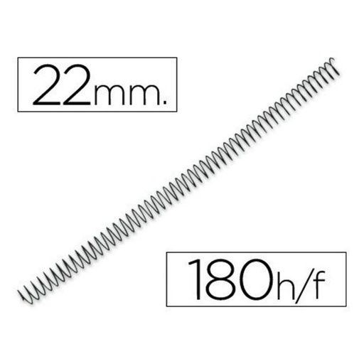 [220189] ESPIRAL METALICO P56/4:1 22 MM