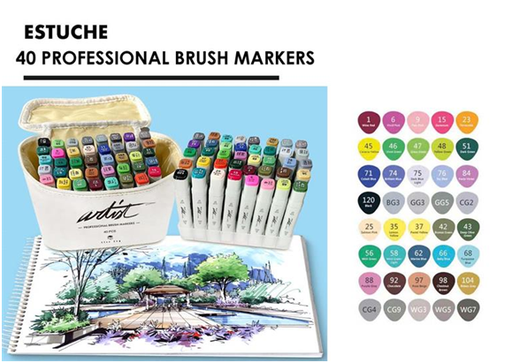 [600566] ESTUCHE ARTIS BLANC.40 AB-1240