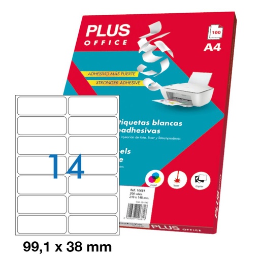 [001637] ETIQUETA PLU.A4 99,1x038 10690