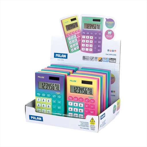 [652735] CALCULADORA POCKET SUNSET MILAN
