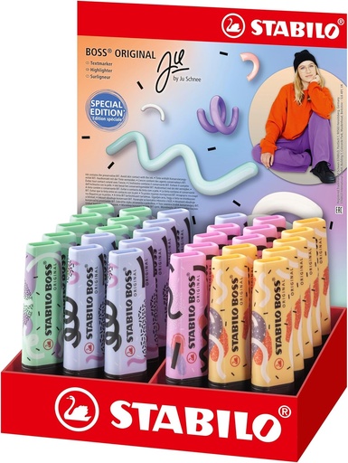 [122510] EXP.FLUORESCENTE STABILO BOSS PASTEL 30 UDS