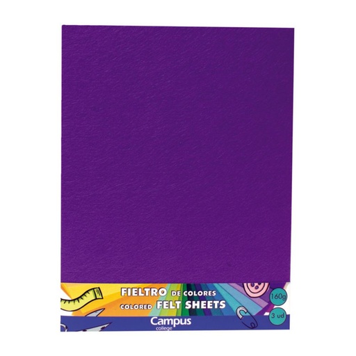 [630692] FIELTRO 23X30 MAKRO VIOLE.B/3