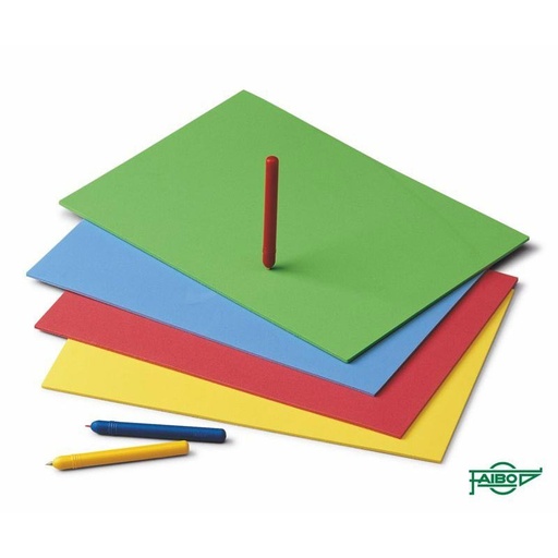 [652216] ALMOHADILLAS PARA PICADO EVA 4MM. 20X30CM SURTIDO 20UD