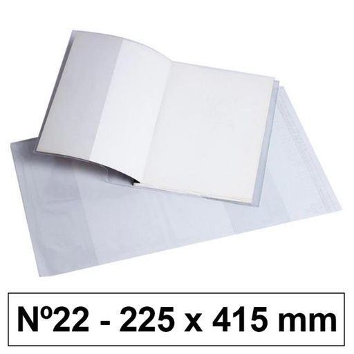 [630529] FORRO LIBROS PVC Nº22 120M 5UD