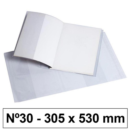 [630532] FORRO LIBROS PVC Nº30 120M 5UD