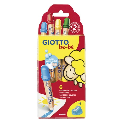 [649582] GIOTTO BEBE LAPIZ E/6U 469600