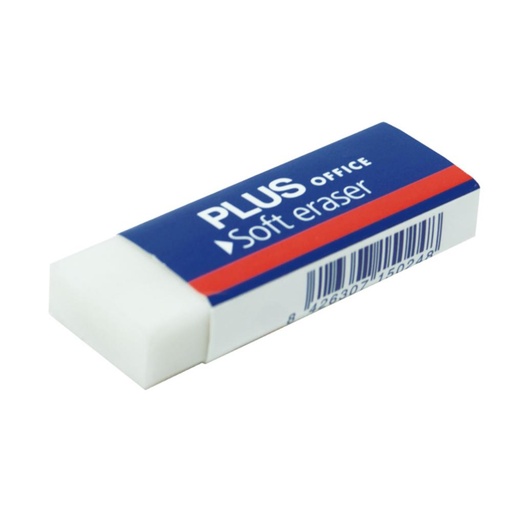 [080014] GOMA DE BORRAR PLUS OFFICE SOFT US20 BLANCO