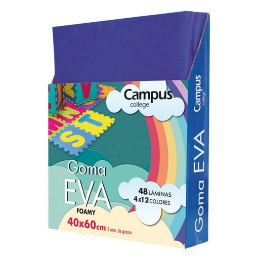 [630467] GOMA EVA CAMPUS 40X60 AZUL ULTRAMAR