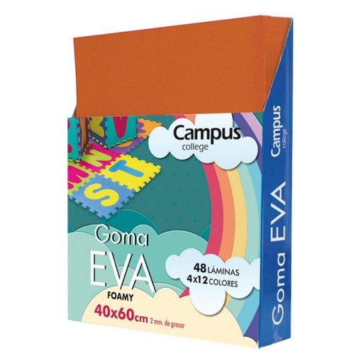 [630466] GOMA EVA CAMPUS COLLEGE 400 X 600 MM. MARRON