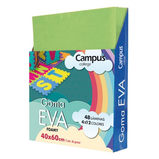 [630470] GOMA EVA CAMPUS 40X60 VERDE MANZANA