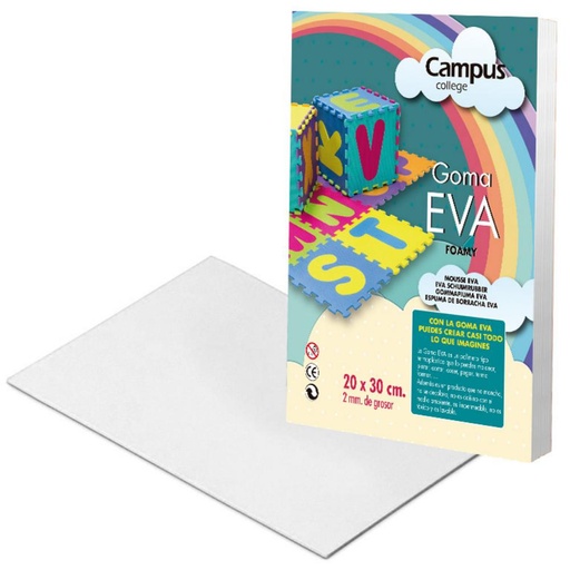 [630457] GOMA EVA CAMPUS A4 BLANCO