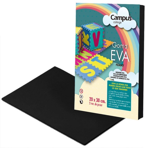 [630459] GOMA EVA CAMPUS A4 NEGRO