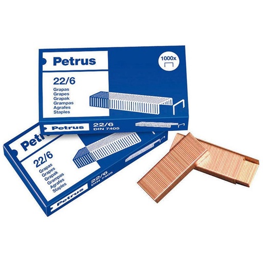 [040088] GRAPAS PETRUS 22/6 CAJA 1000UD