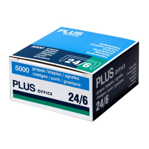 [040647] GRAPAS PLUS 22/6 + 24/6 CAJA 5000U
