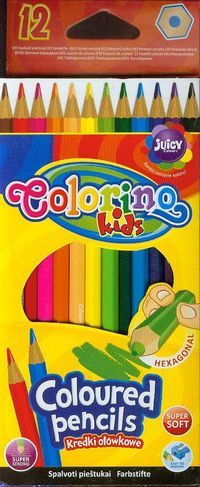 [653107] LAPICES HEXAGONALES COLORINO 12COL 14687PTR