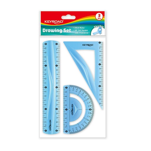 [610009] JGO.REGLAS KEYR.20CM FLEX.3PCS