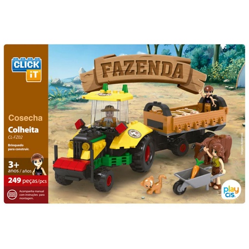 [710233] JUEGO BLOQUES CLICK-IT COSECHA