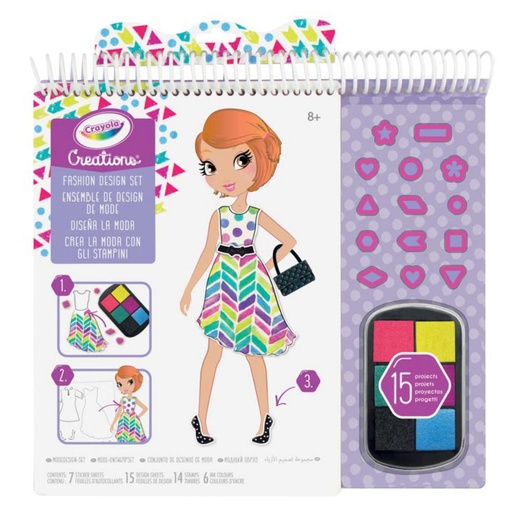 [862633] JUEGO EDUC.CRAYOLA CREA MODA C