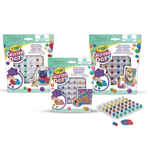 [862672] JUEGO EDUC.CRAYOLA GLITT.DOTS