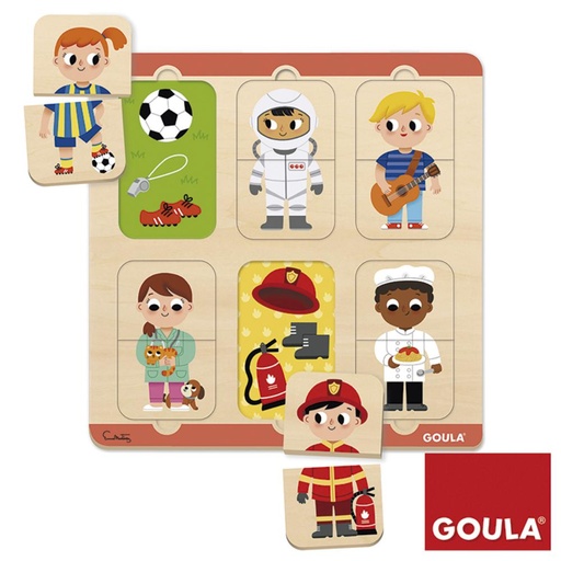 [722455] JUEGO EDUC. PUZZLE PROFESIONES