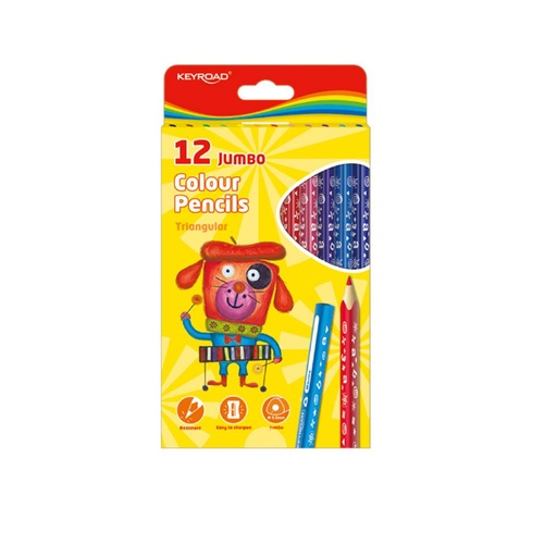 [640009] LAPICES COL.KEYROAD JUMBO 12CO