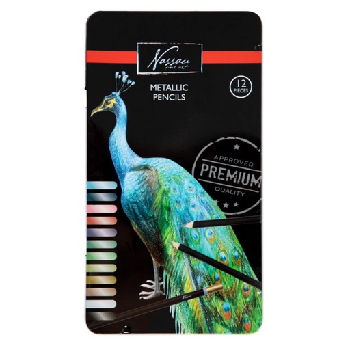 [600491] LAPICES COLORES RMS METALIZADOS 12U