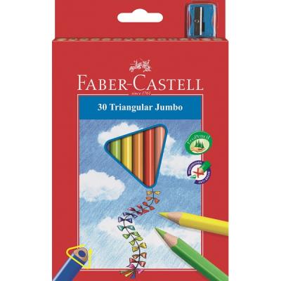 [122406] LAPIZ FABER TRIAN.JUMB.30 COLO