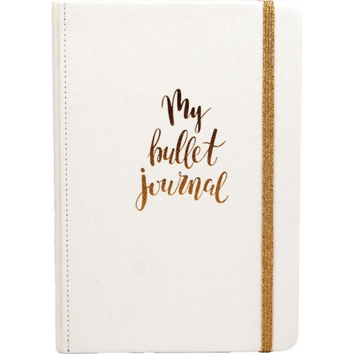 [002965] LIBRETA MO A5 C/GOMA 96H 80G BULLET JOURNAL BLANCO