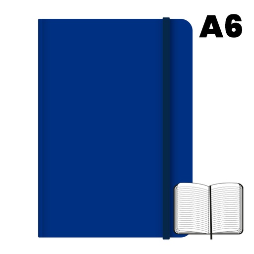[003498] LIBRETA A6 T.FORRADA 96H 75G HN AZUL