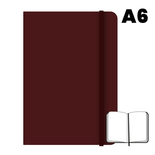[003512] LIBRETA A6 T.FORRADA 96H 75G HN MARRON