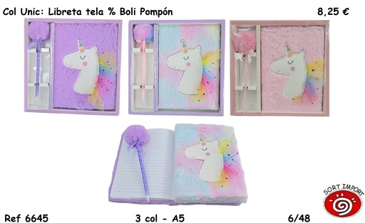 [000223] LIBRETA&BOLI POMPON 6645