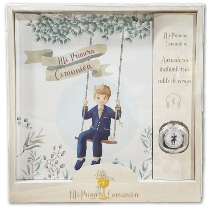[000742] LIBRO COMUNION NIÑO COLUMPIO+AURICULARES