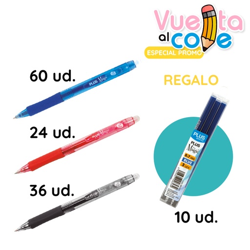 [863224] LOTE BOLIGRAFO MAGIC CLIC+REGA