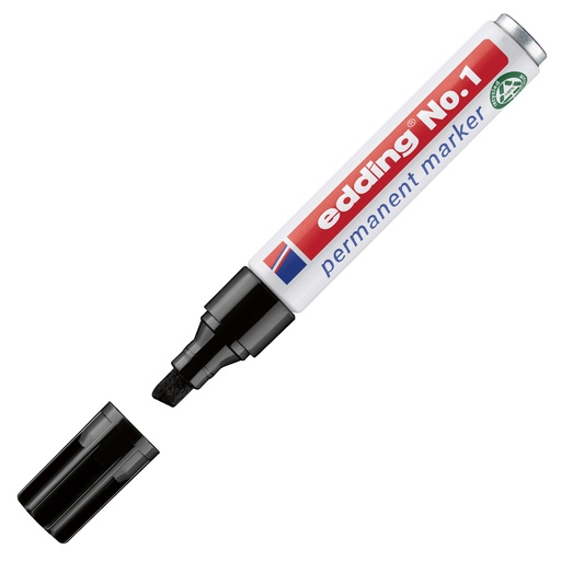 [080271] MARCADOR EDDING Nº1 NEGRO