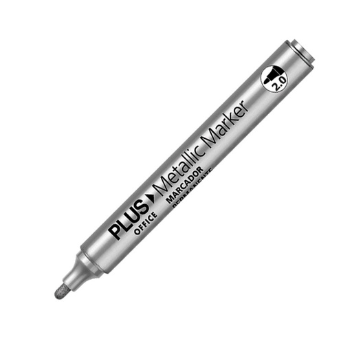 [081426] MARCADOR METALLIC P.G. PLATA