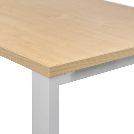 [260327] MESA ROCADA 140X80CM BLNC/HAYA