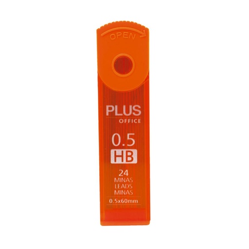 [080867] MINAS PLUS OFFICE 0,5 MM. HB ESTUCHE 24 MINAS